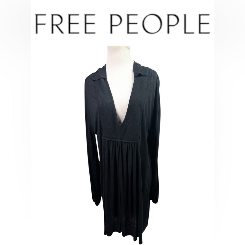 Free People Beach Black Dress